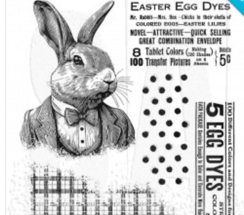 Tim Holtz Stamp Mr. Rabbit