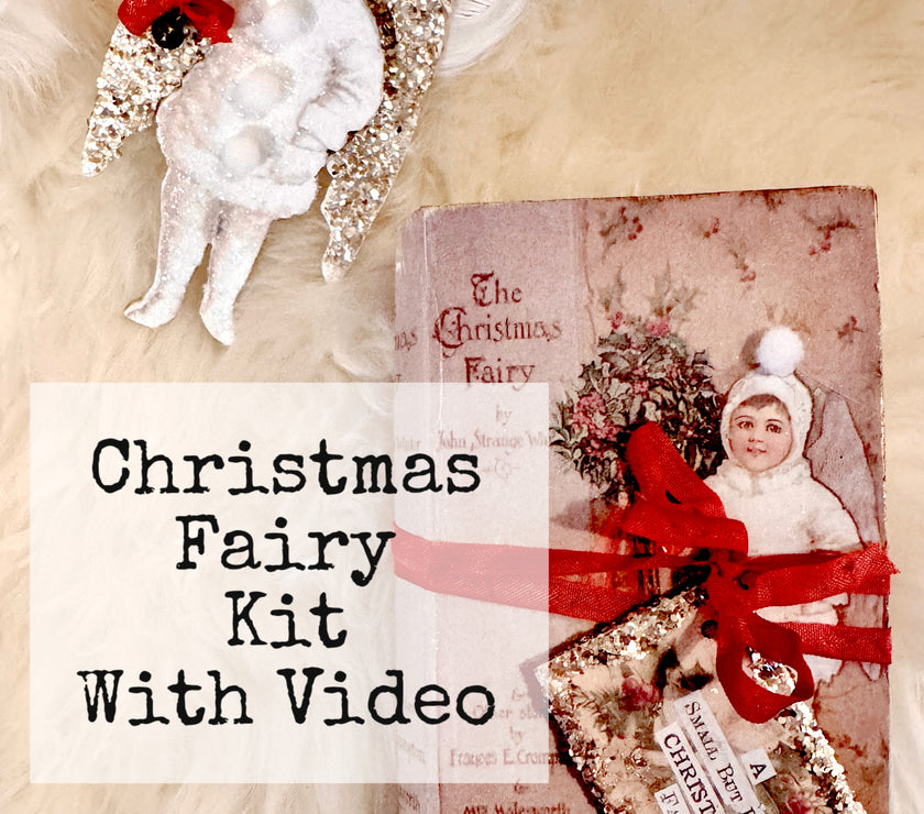 A Christmas Fairy Ornament and Book Box Kit