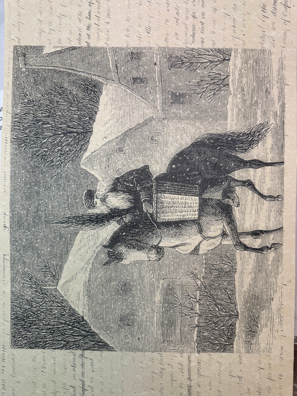 Santa on Horseback (051) SPS81