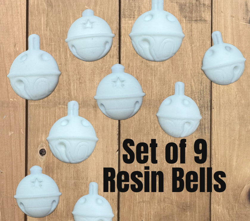 Set of 9 Resin bells castings (IOD Jingle)