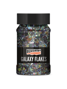 Pentart Galaxy flakes, 15 g Saturn Green