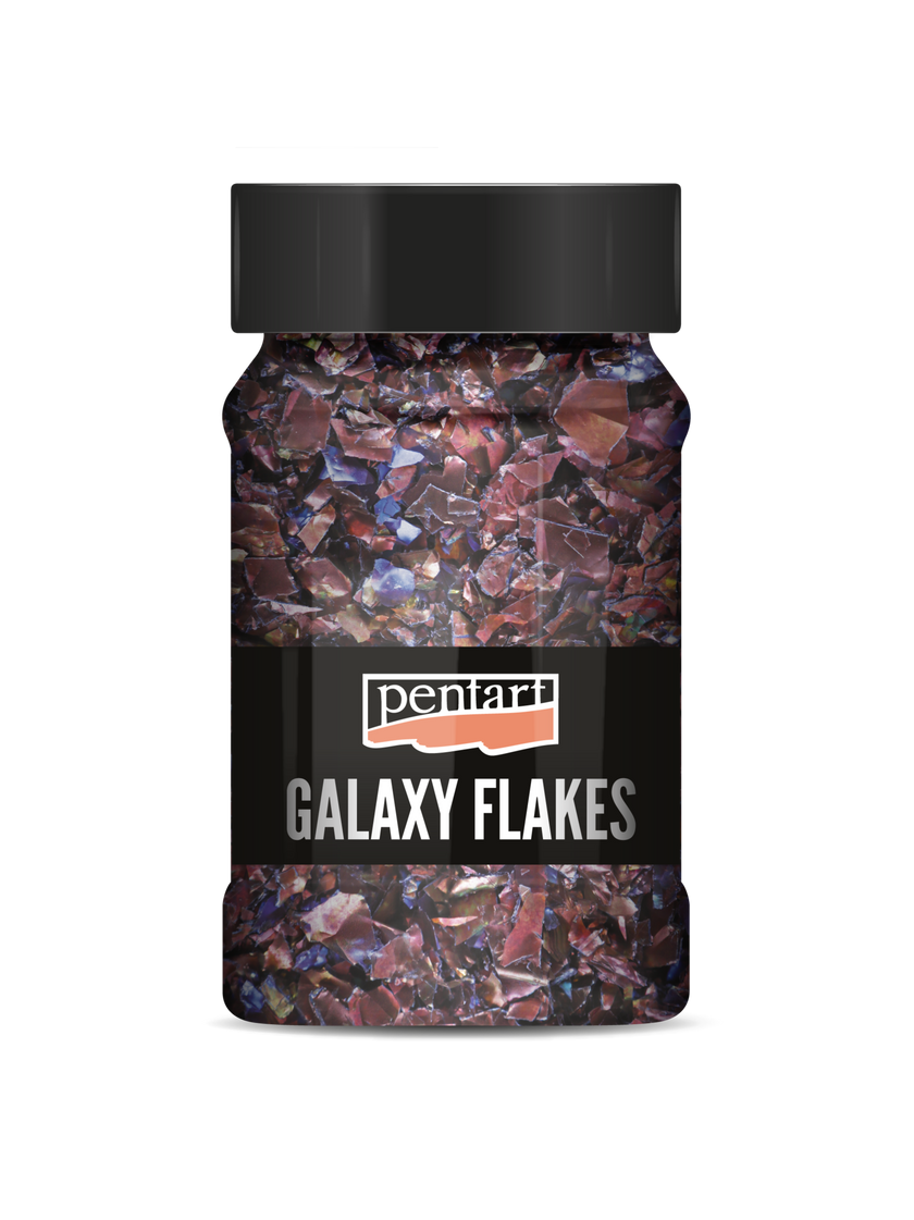 Pentart Galaxy flakes, 15 g Mars Brown