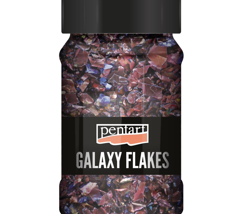 Pentart Galaxy flakes, 15 g Mars Brown