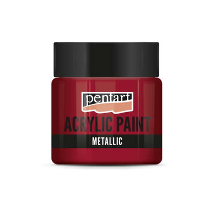 Pentart Acrylic paint metallic 50 ml Bourdon