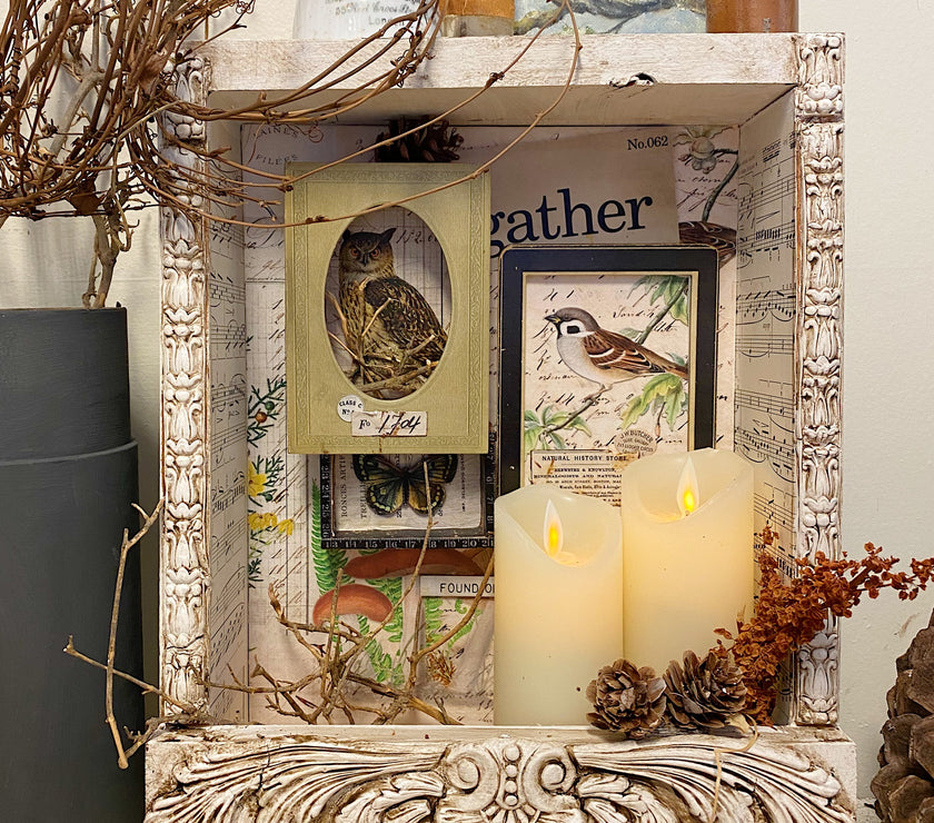 ellen j goods SEASONAL SHADOW BOX WORKSHOP SERIES