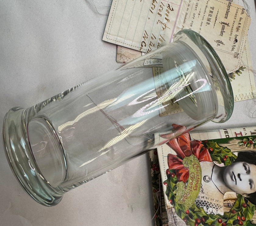 Glass jar with lid