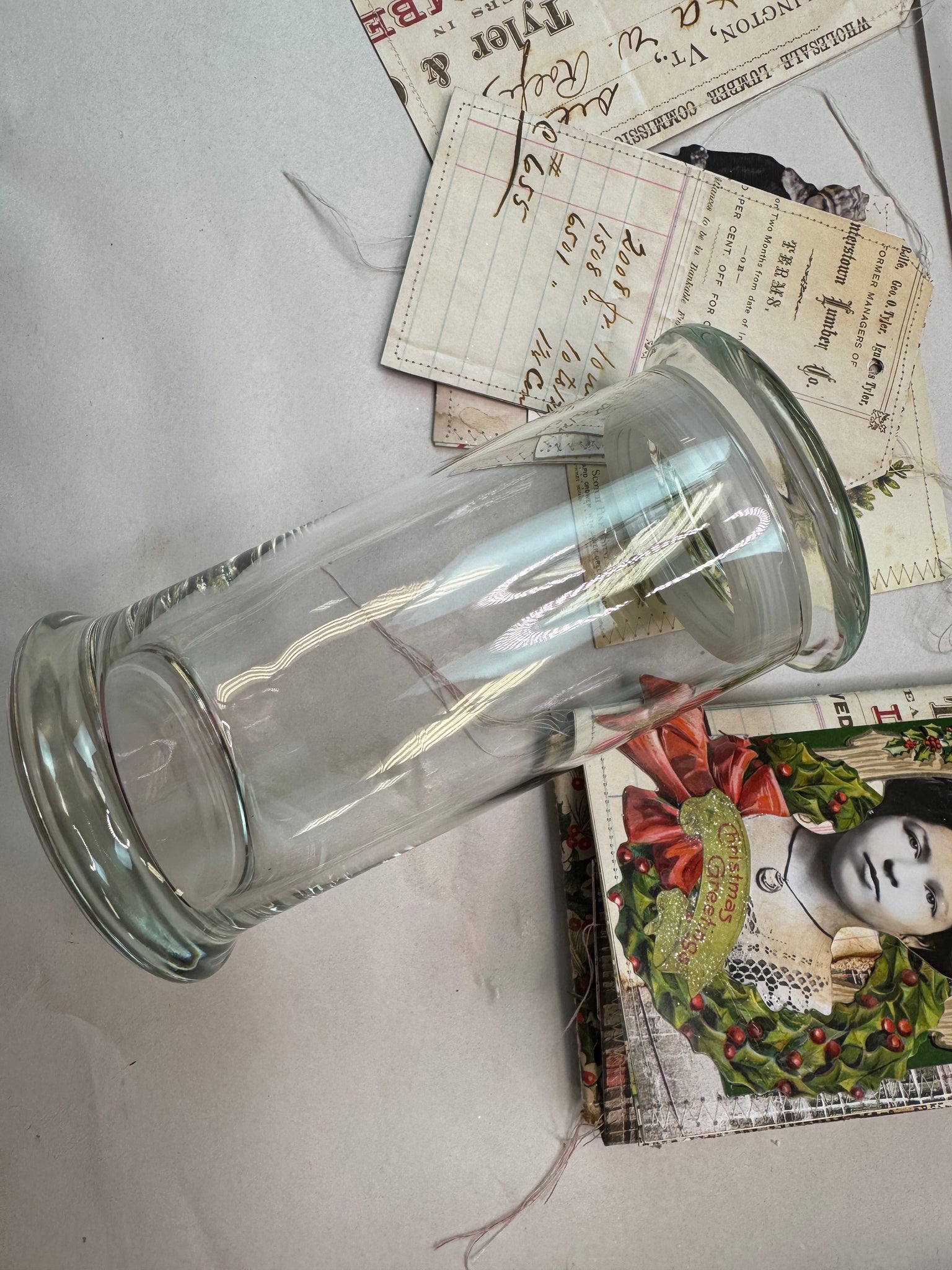 Glass jar with lid