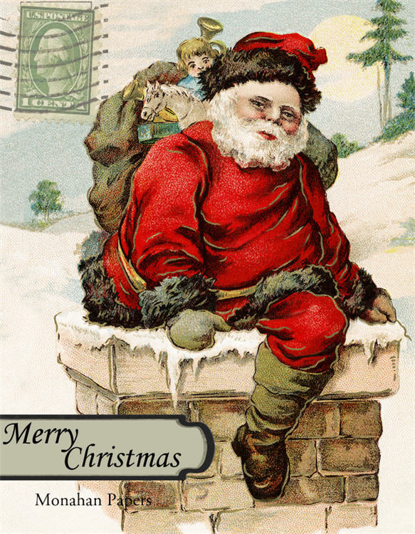 Santa In The Chimney (051) C199