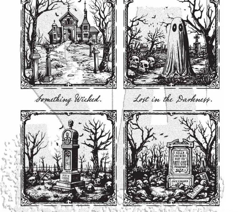 Tim Holtz Stamp Framed Frights