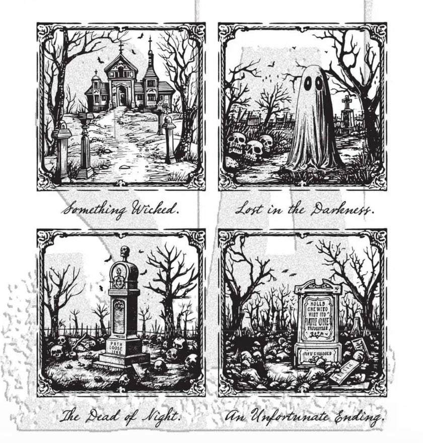 Tim Holtz Stamp Framed Frights