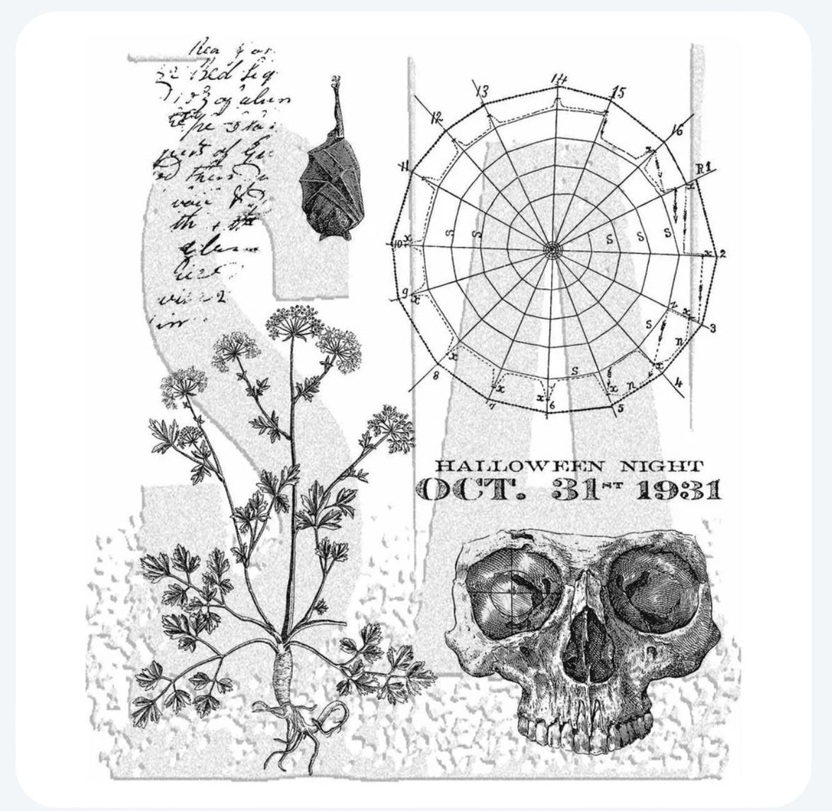 Tim Holtz Stamp The Oscure