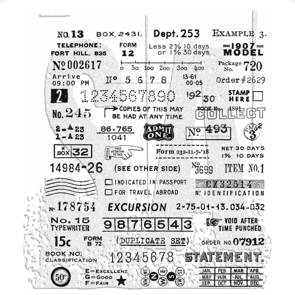 Tim Holtz Stamp Tidbits