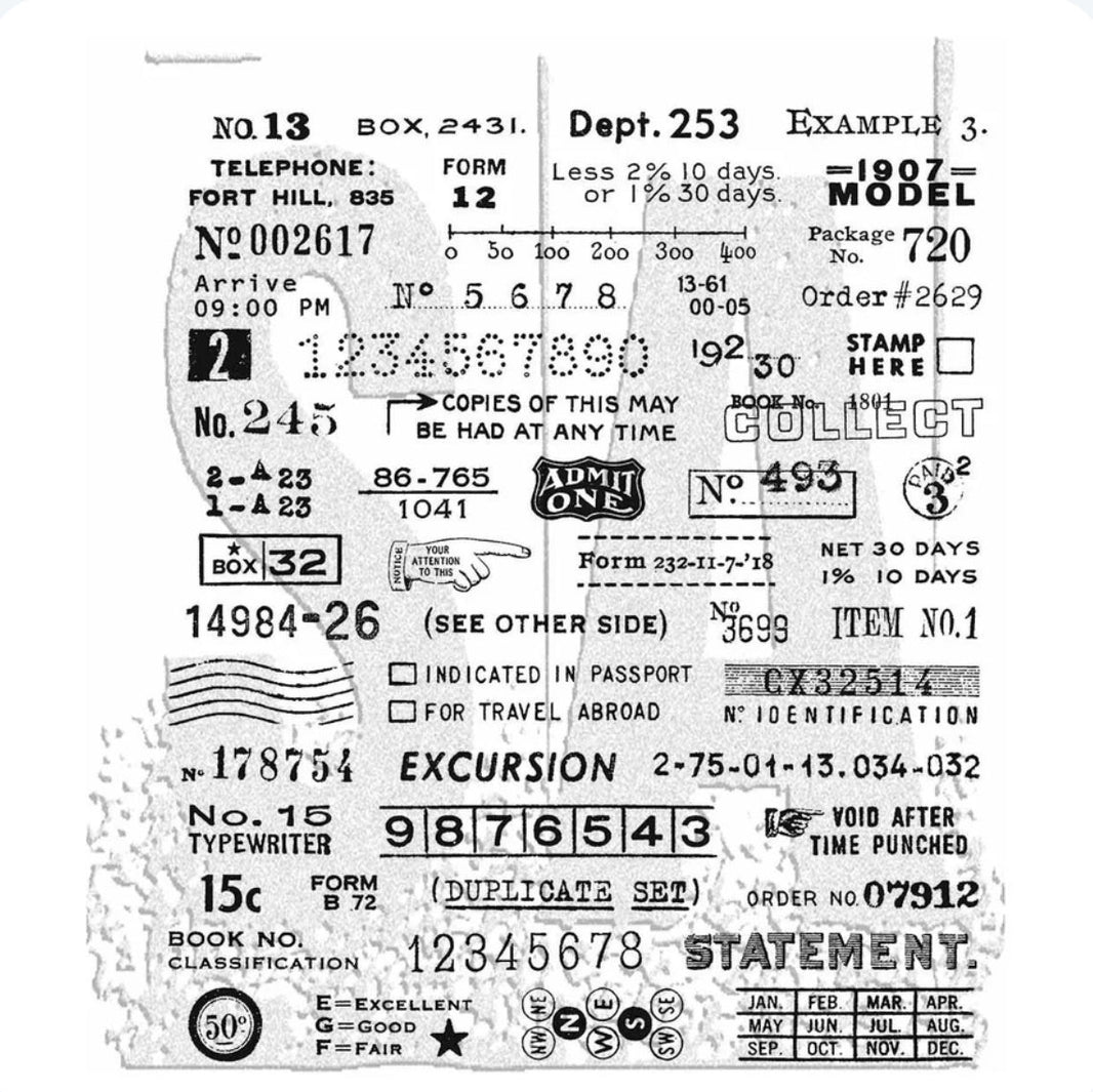 Tim Holtz Stamp Tidbits