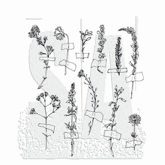 Tim Holtz Stamp Forgotten Garden