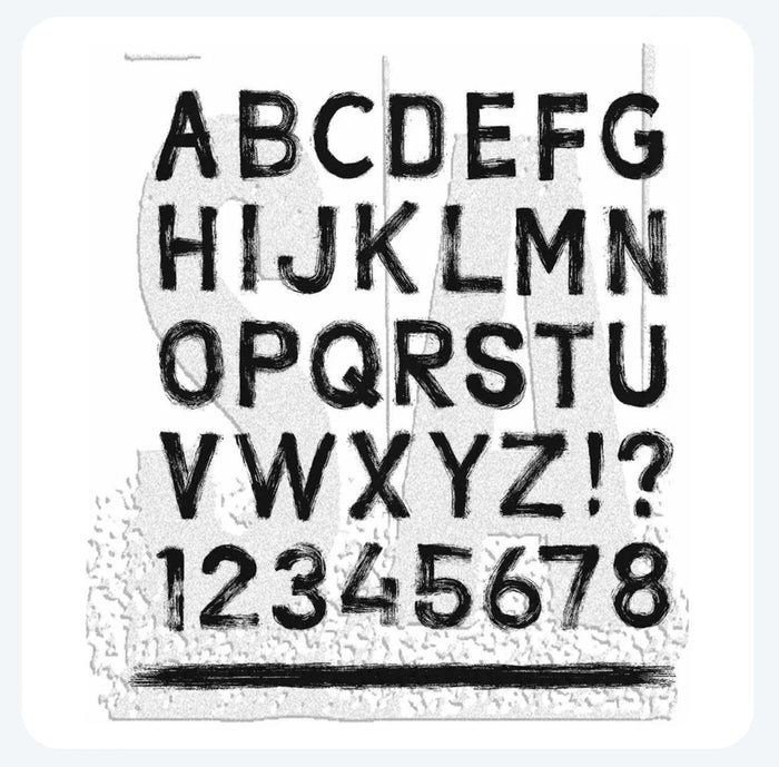 Tim Holtz Stamp Sign Painter