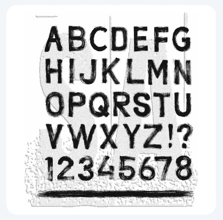 Tim Holtz Stamp Sign Painter