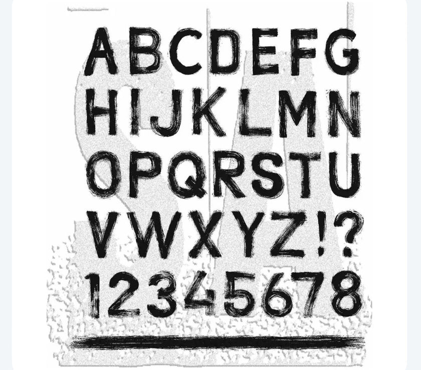 Tim Holtz Stamp Sign Painter