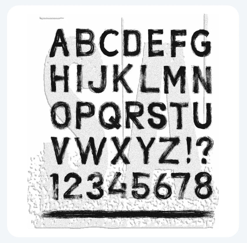 Tim Holtz Stamp Sign Painter