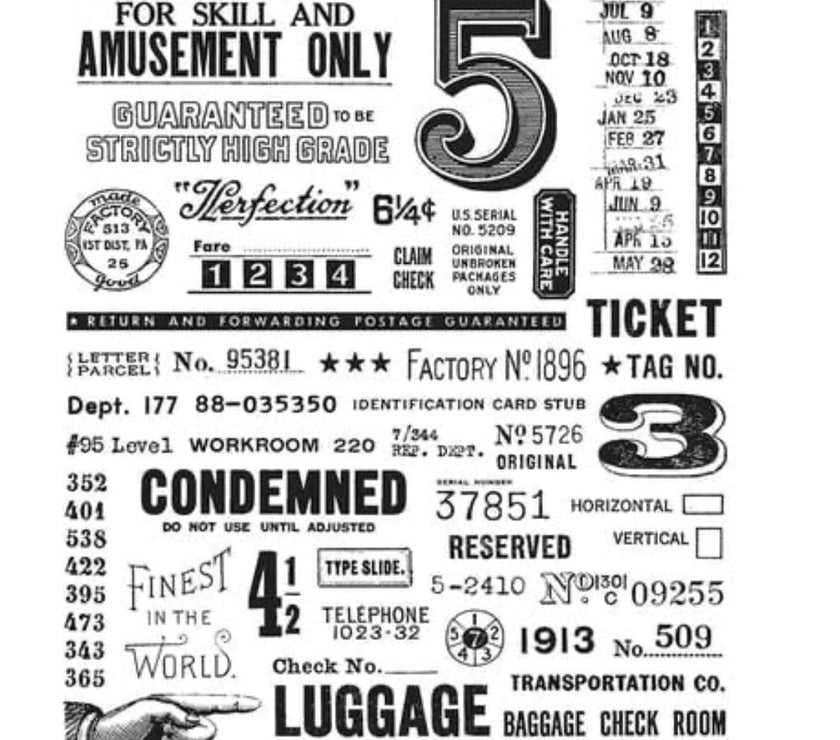 Tim Holtz Stamp Eccentric