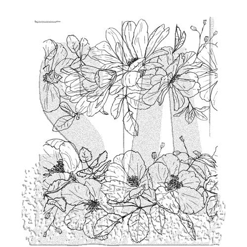 Tim Holtz Stamp Floral Trims