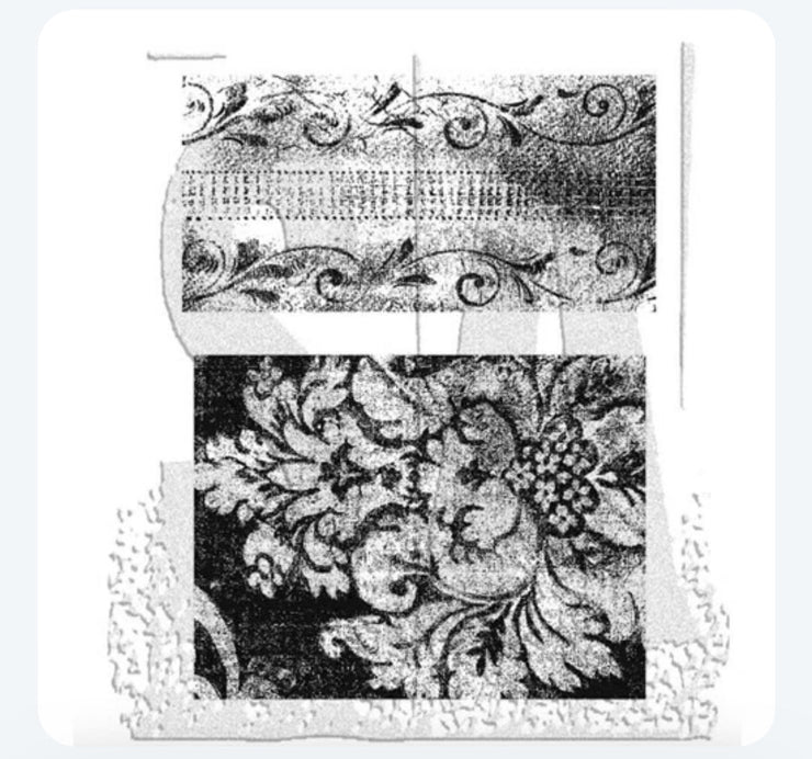 Tim Holtz Stamp Weathered Textiles