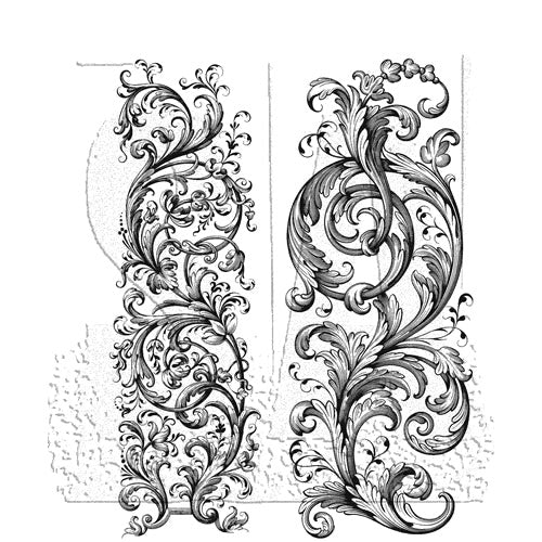 Tim Holtz Stamp Baroque