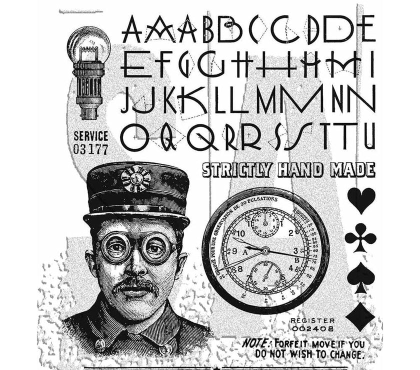 Tim Holtz Stamp The Inspector