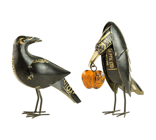 Edgar and Virginia,  a pair of Crows