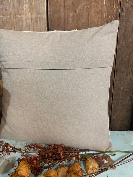Chenille Tufted Pumkin Pillow