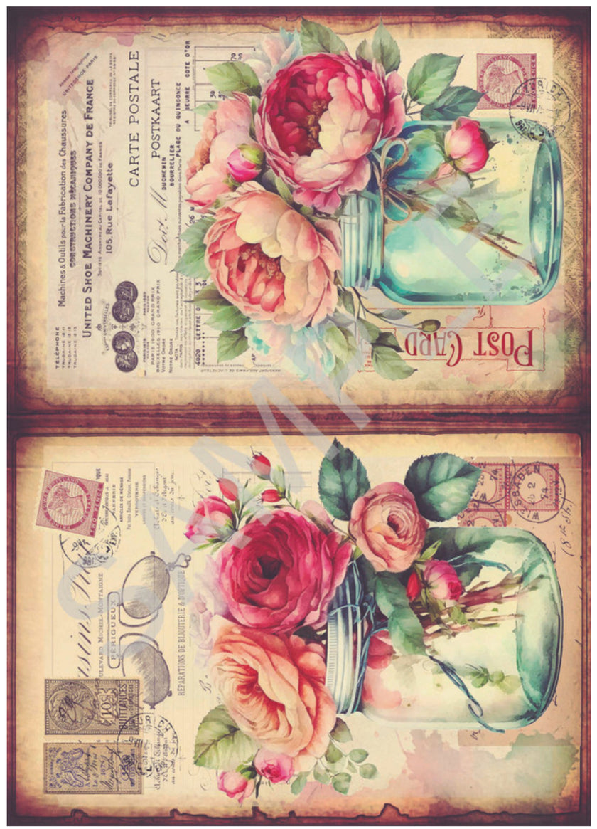 Flowers in Mason Jar 5