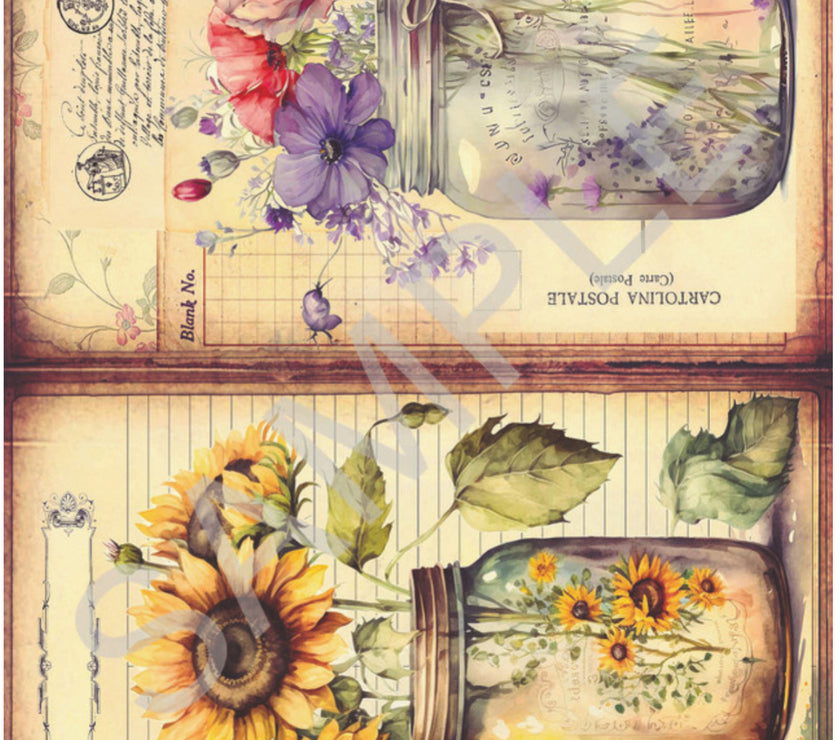 Flowers in Mason Jar 4