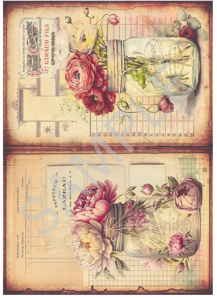 Flowers in Mason Jar 3