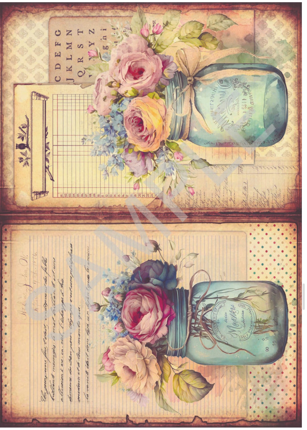 Flowers in Mason Jar 2
