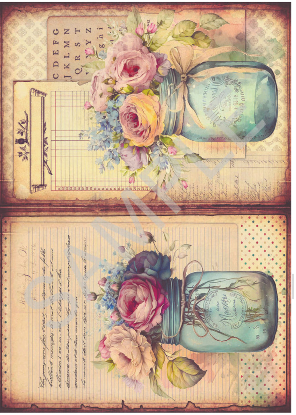 Flowers in Mason Jar 2