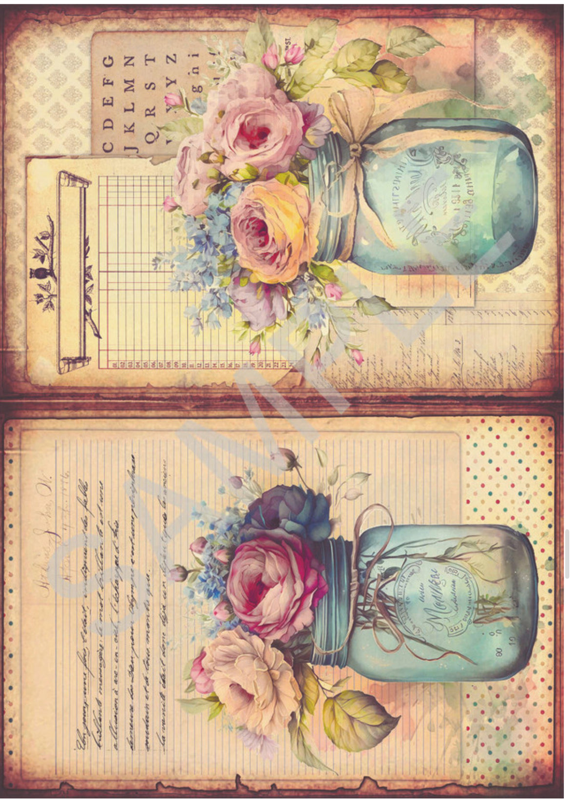 Flowers in Mason Jar 2