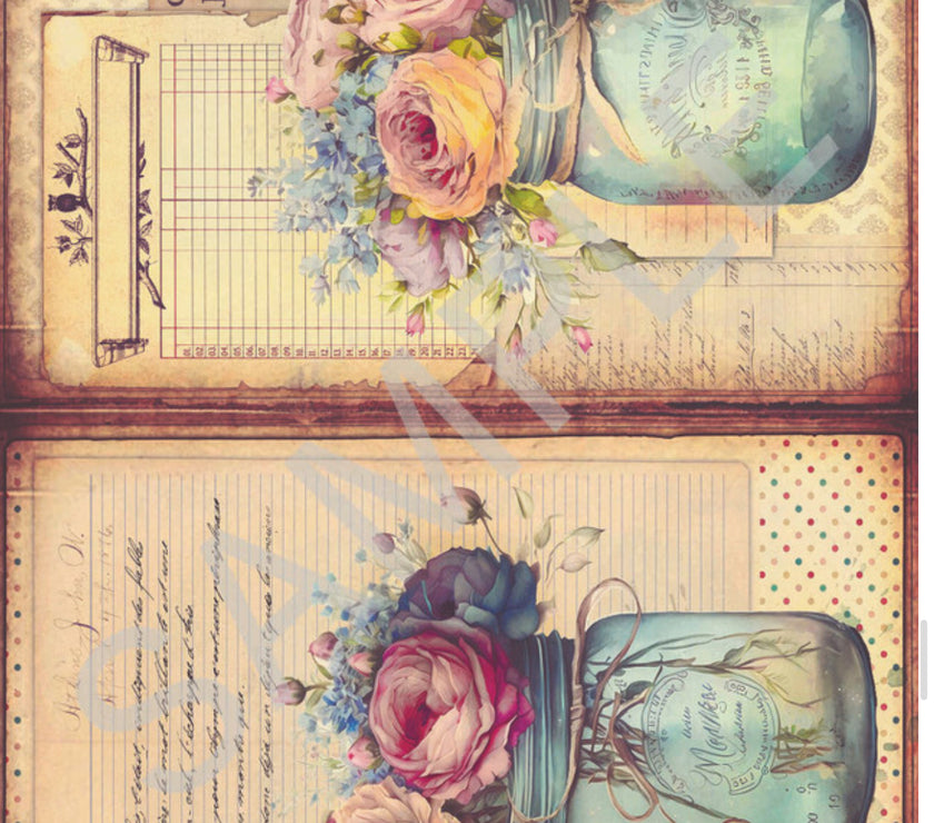 Flowers in Mason Jar 2