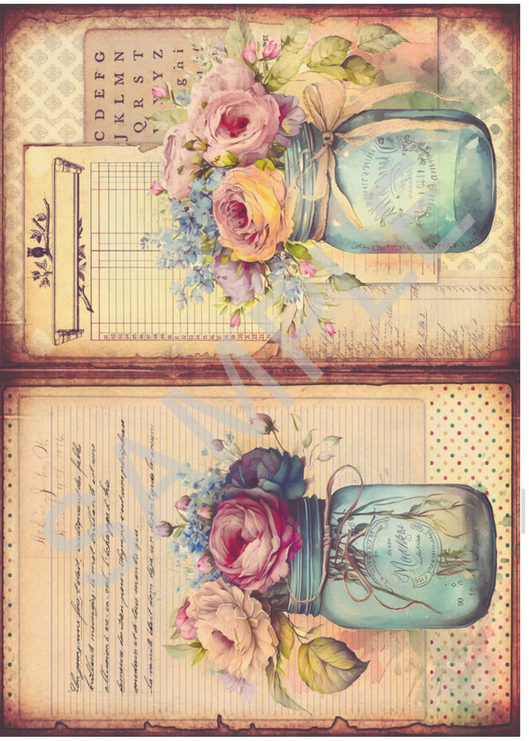 Flowers in Mason Jar 2