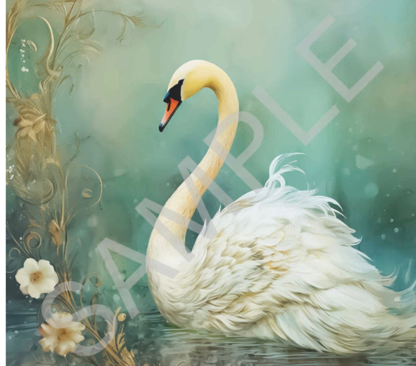 Dreamscape Swan Left Facing