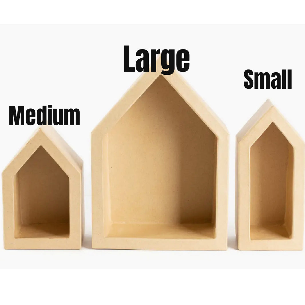 Paper Mache Shadow Box 3 sizes