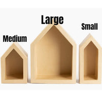 Paper Mache Shadow Box 3 sizes