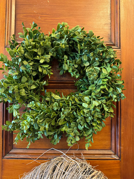 Faux Boxwood Wreath