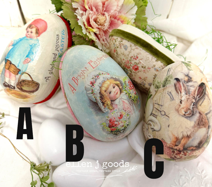 Vintage Style Easter German Egg Box