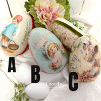 Vintage Style Easter German Egg Box