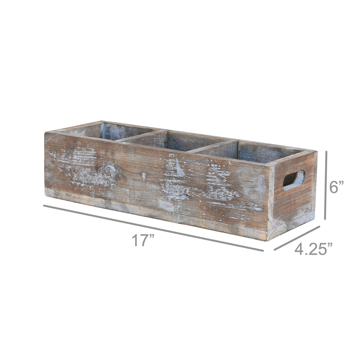 Wood Crate with dividers