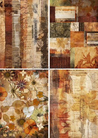 Autumn Textures Four Pack