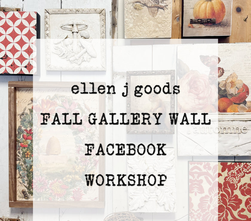 Fall Gallery Wall Facebook Workshop