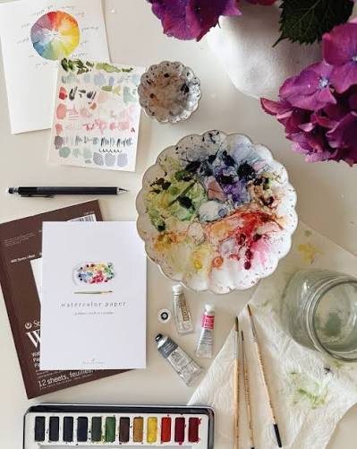 Watercolor without Worry! Basics with Lynne 5/3/26 1:00PM OR 5/12/26 6:00 PM