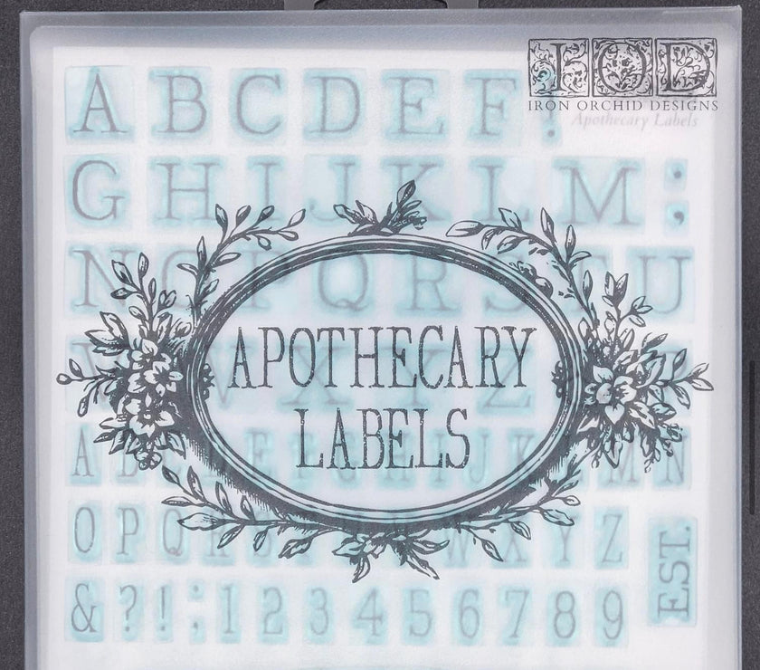 Apothecary 6X6 IOD STAMP ™