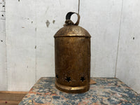 Metal bell on Jute Rope, Gold Finish