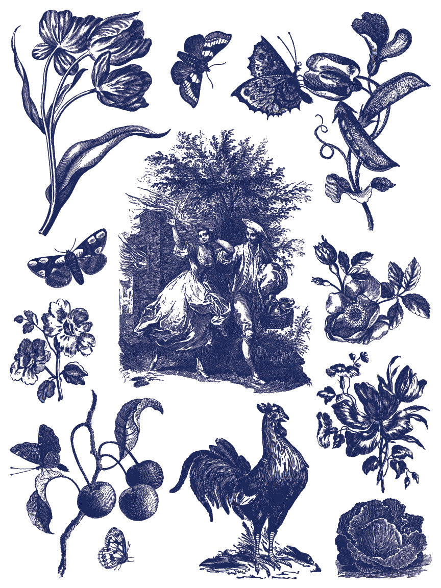 Hameau de la Reine IOD Paint Inlay 12x16 Pad™